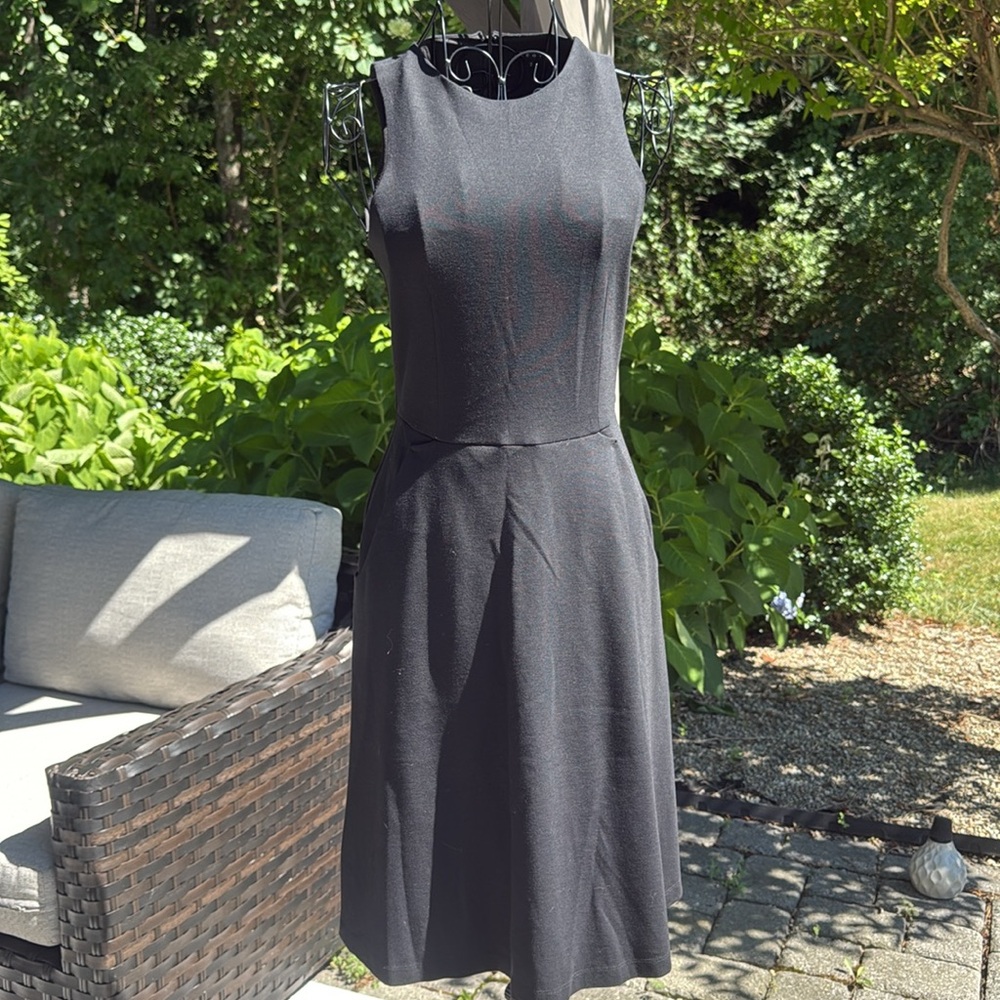 Theory little black tank dress with pockets